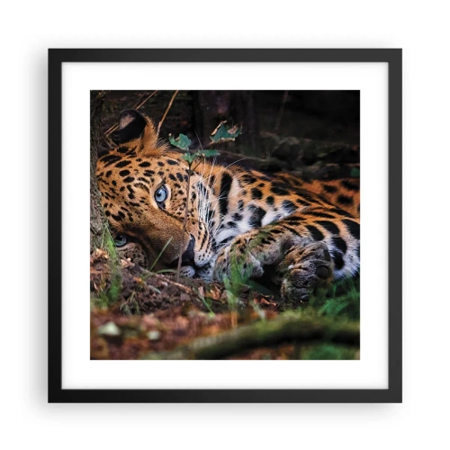 Plakat w czarnej ramie - Zaufaj mi - 40x40 cm