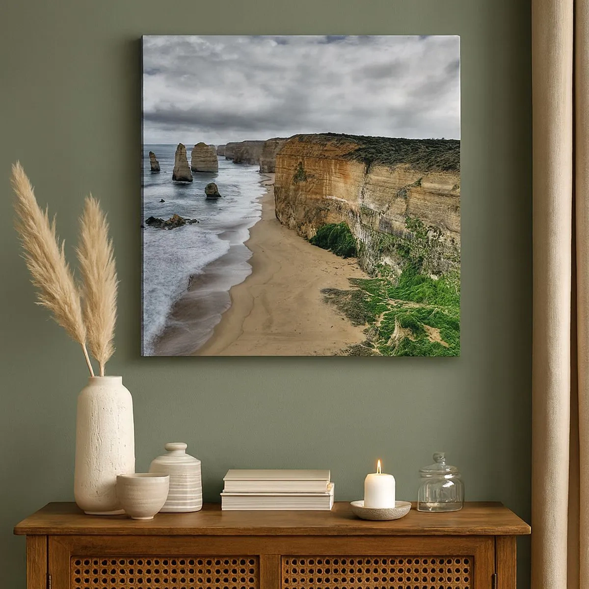 Obraz na płótnie - Surowe piękno - 30x30 cm