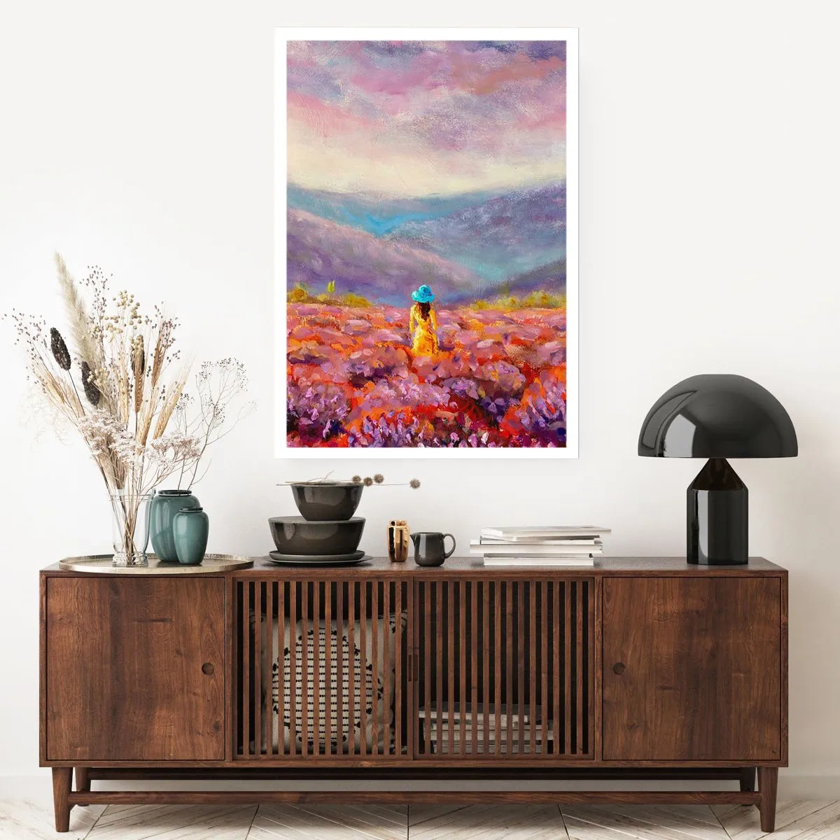 Plakat - W lawendowym świecie - 70x100 cm