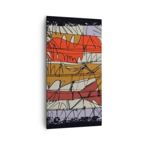 Obraz na płótnie - Kompozycja spontaniczna - 55x100 cm