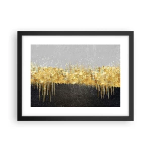 Plakat w czarnej ramie - W głąb i ku górze - 40x30 cm
