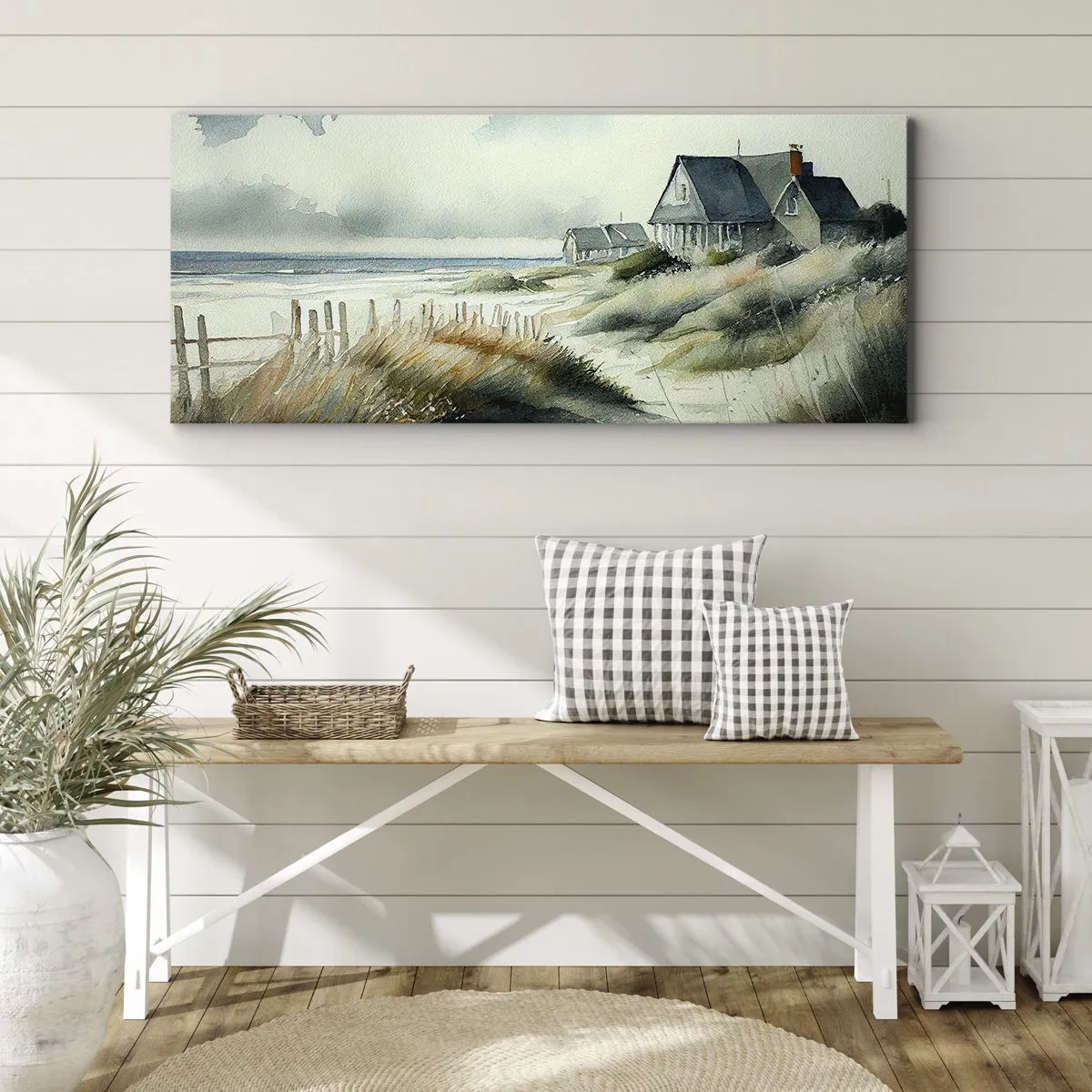 Obraz na płótnie - Z dala od zgiełku - 100x40 cm