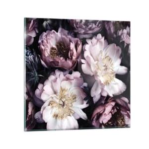 Obraz na szkle - Bukiet w dawnym stylu - 40x40 cm