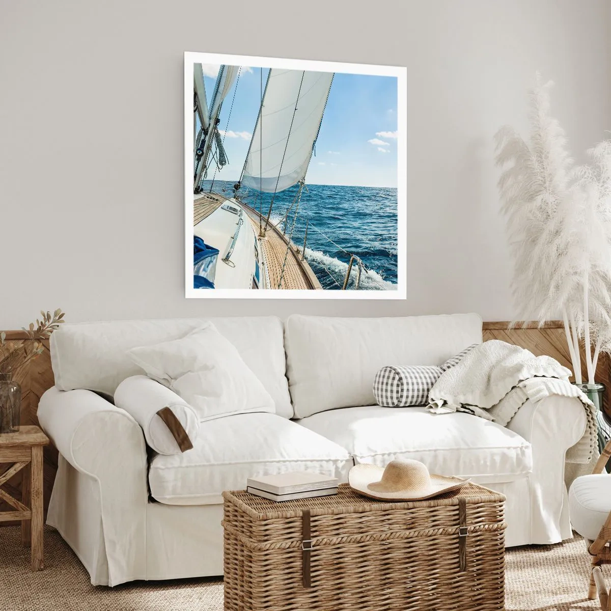 Plakat - Ahoj, przygodo - 40x40 cm