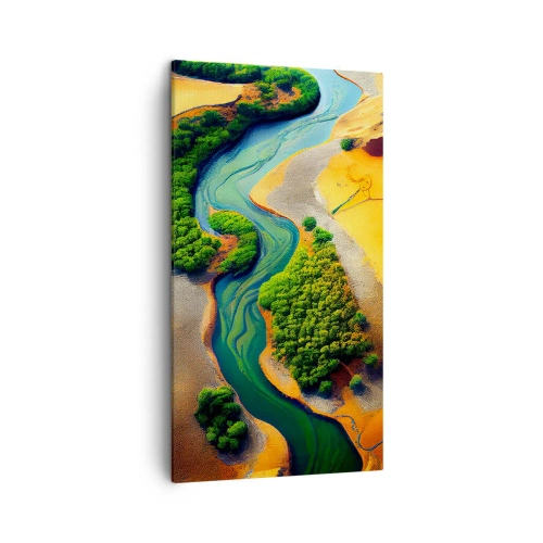 Obraz na płótnie - Życiodajna rzeka - 45x80 cm
