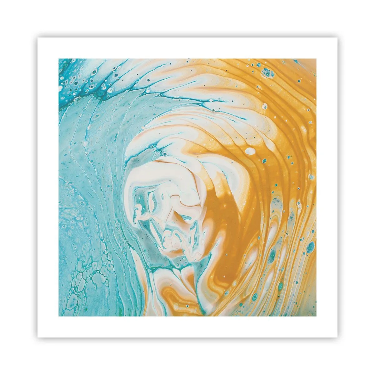 Plakat - Pastelowy wir - 50x50 cm
