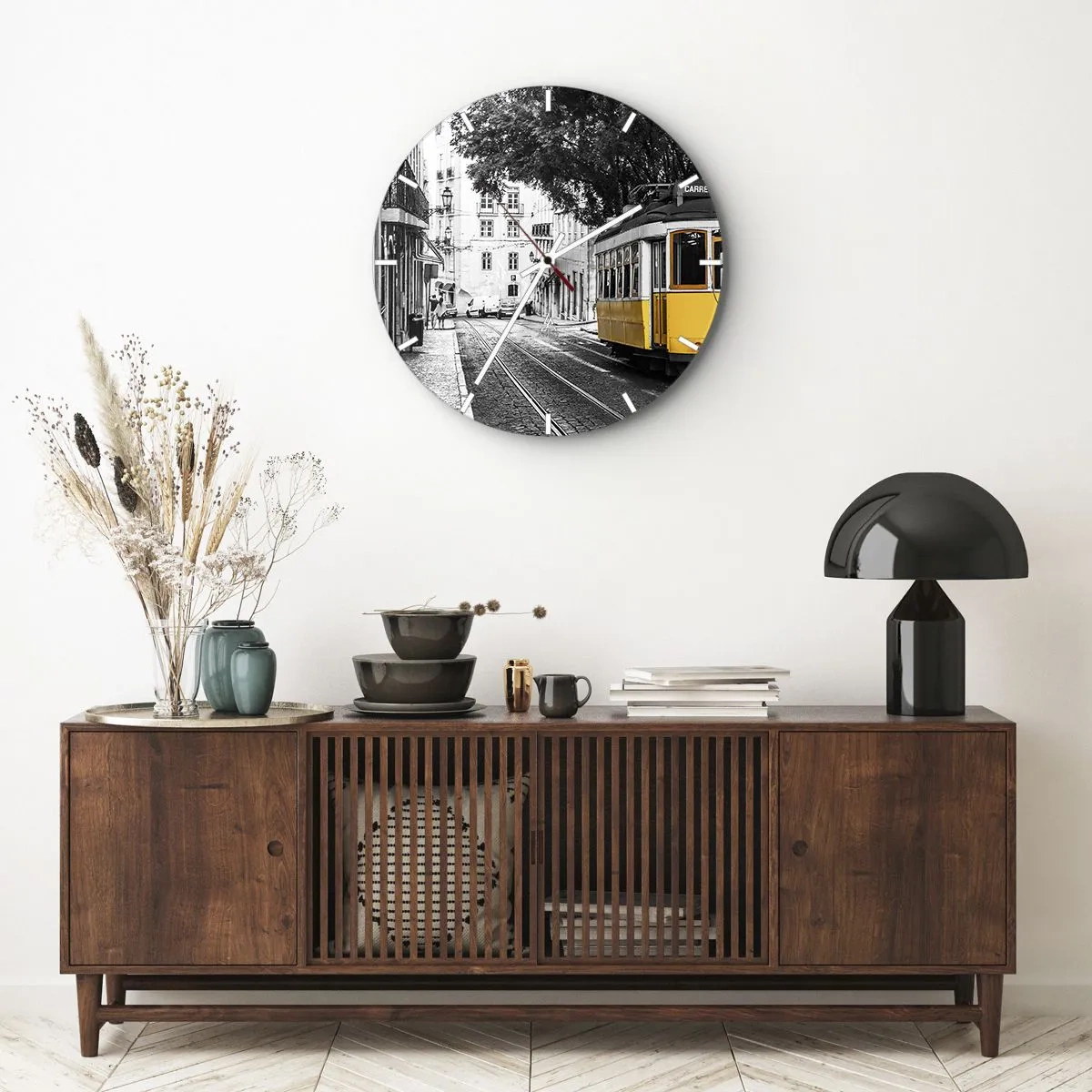 Zegar ścienny - I fado w tle - 30x30 cm