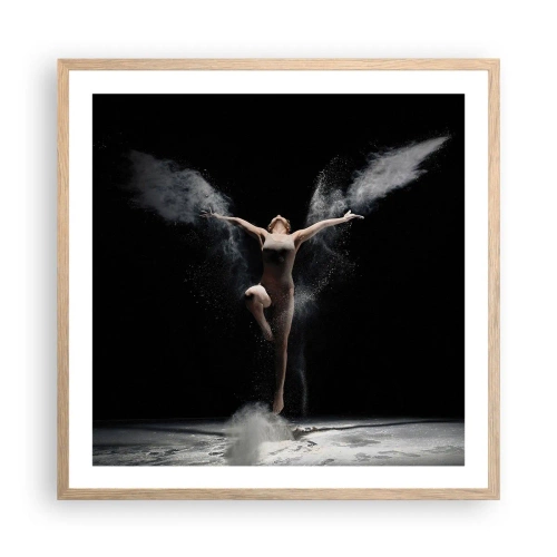 Plakat w ramie jasny dąb - Elfy istnieją - 60x60 cm