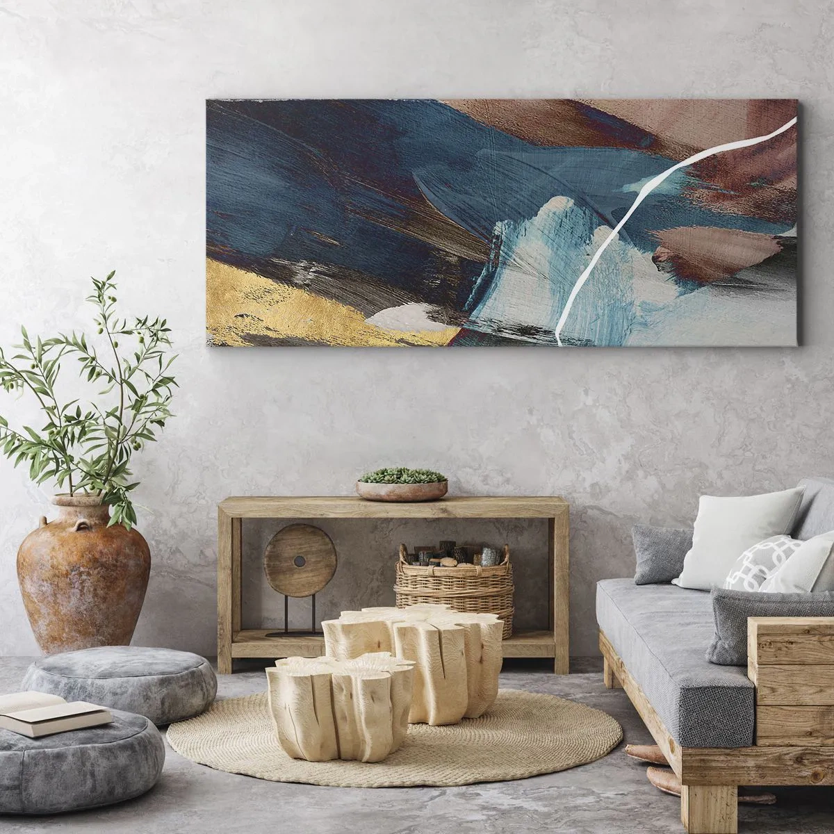 Obraz na płótnie - Z rozmachem i energicznie - 100x40 cm