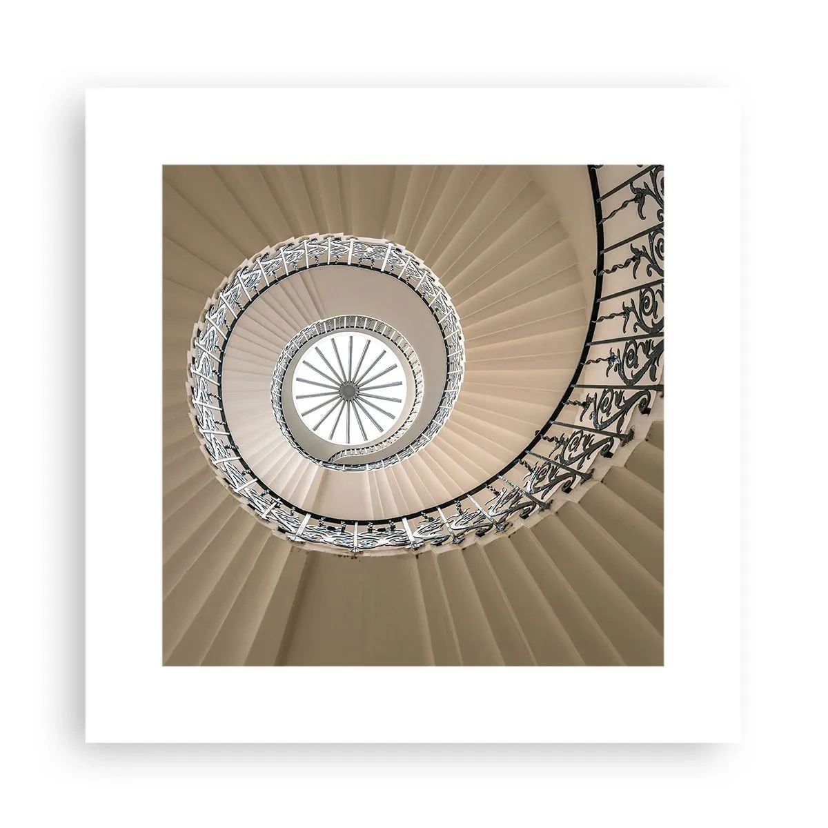 Plakat - W środku muszli - 30x30 cm