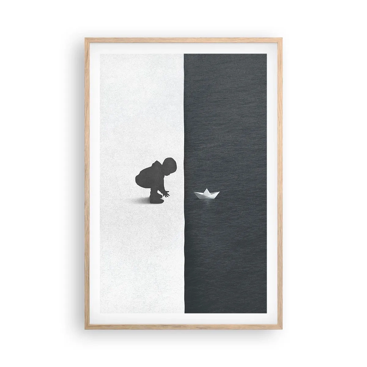 Plakat w ramie jasny dąb - Wielka wyprawa - 61x91 cm