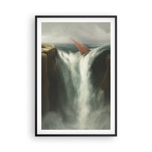 Plakat w czarnej ramie - Życiowa przestroga - 61x91 cm