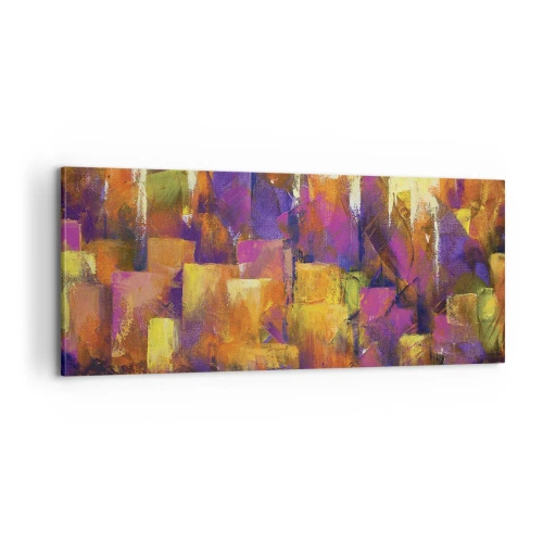 Obraz na płótnie - Kompozycja metropolitalna - 100x40 cm
