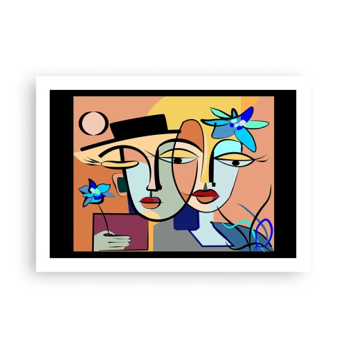 Plakat - Picassowskie randez vous - 70x50 cm