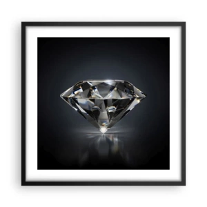 Plakat w czarnej ramie - Best girls friend - 50x50 cm