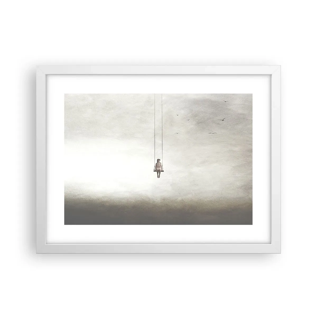 Plakat w białej ramie - Dziecko w nas - 40x30 cm