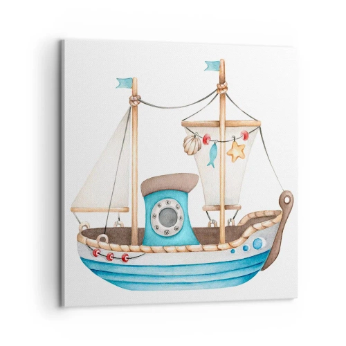 Obraz na płótnie - Ahoj, przygodo! - 60x60 cm