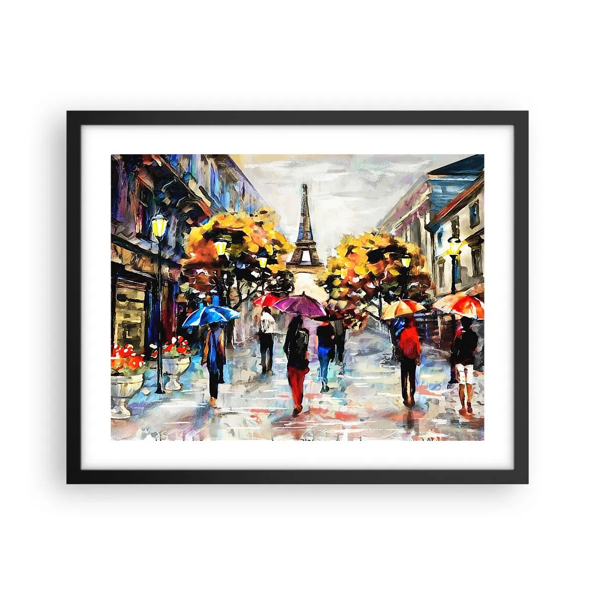Plakat w czarnej ramie - Jesienią szczególnie piękny - 50x40 cm