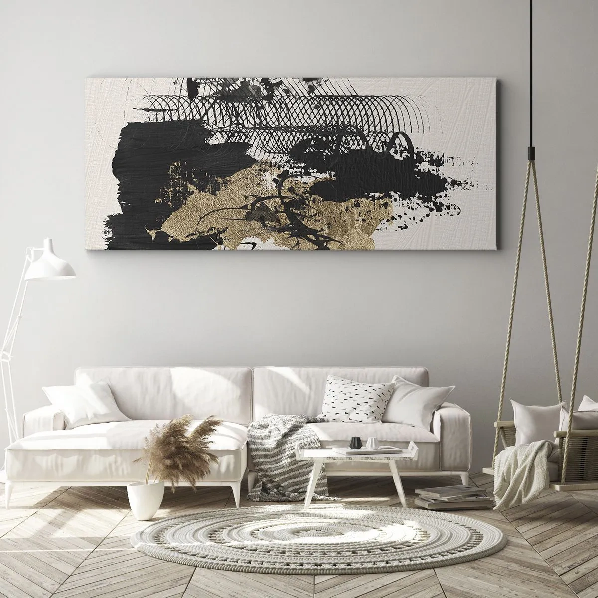 Obraz na płótnie - Kompozycja z pasją - 100x40 cm