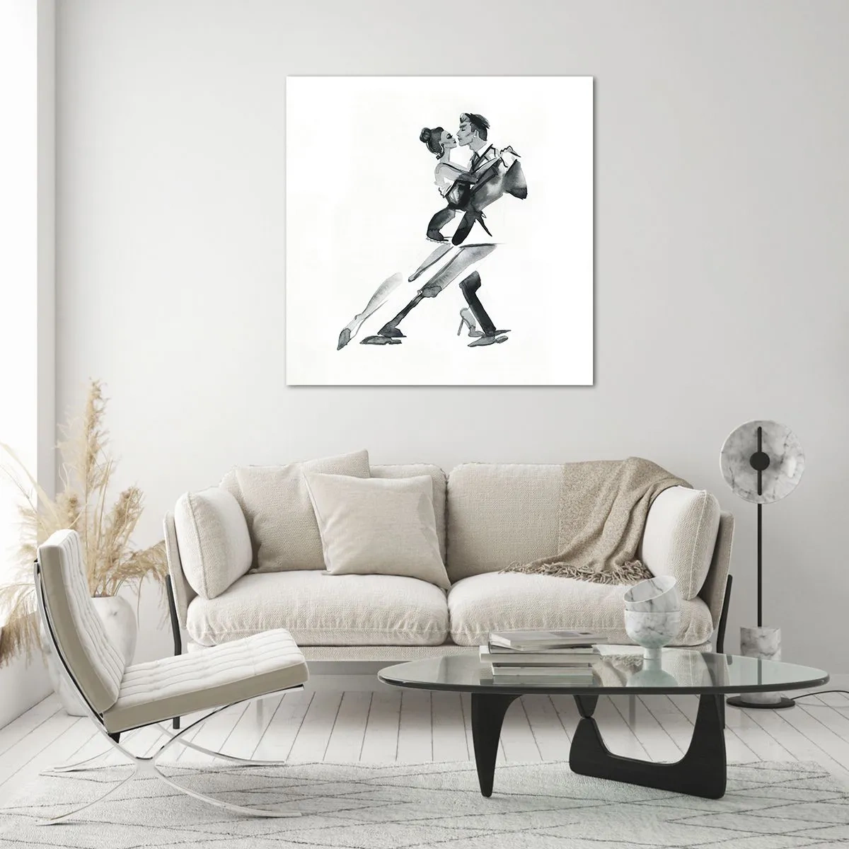 Obraz na szkle - W jednym rytmie - 60x60 cm