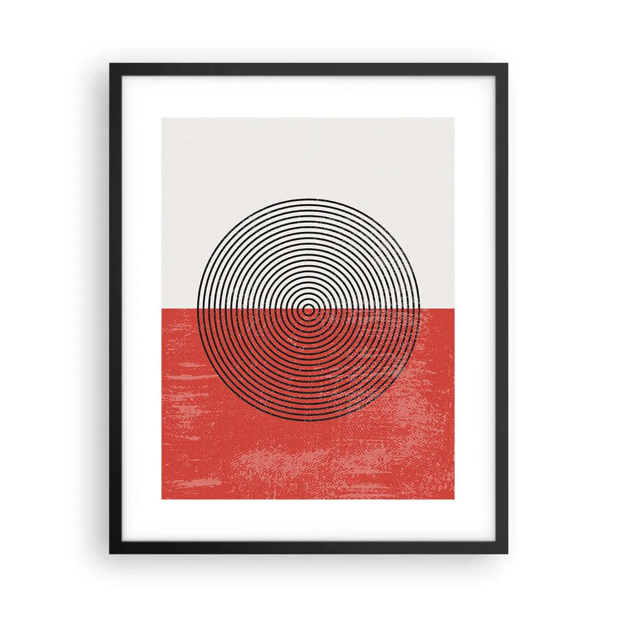 Plakat w czarnej ramie - W samo sedno - 40x50 cm