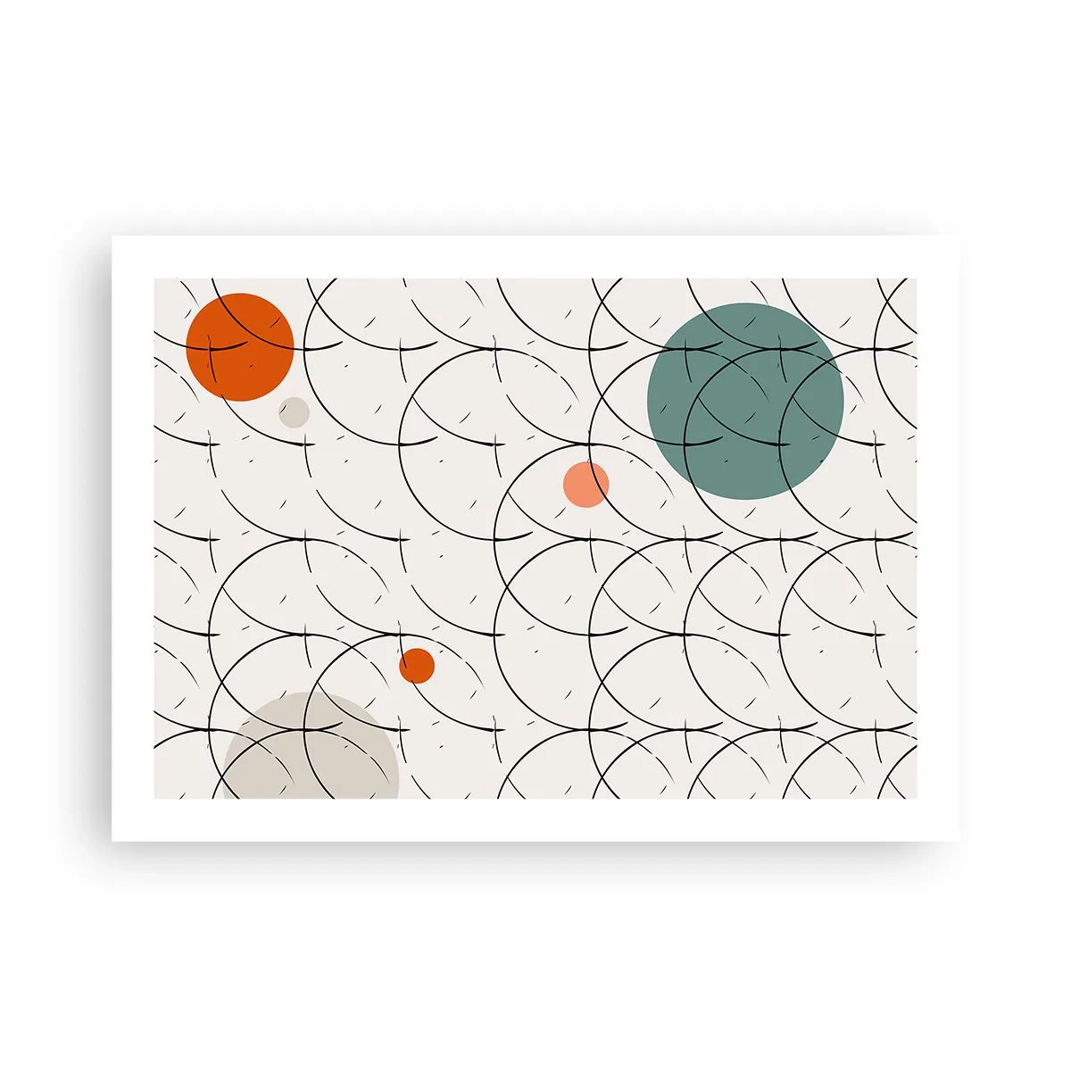 Plakat - W pop-artowym duchu - 70x50 cm