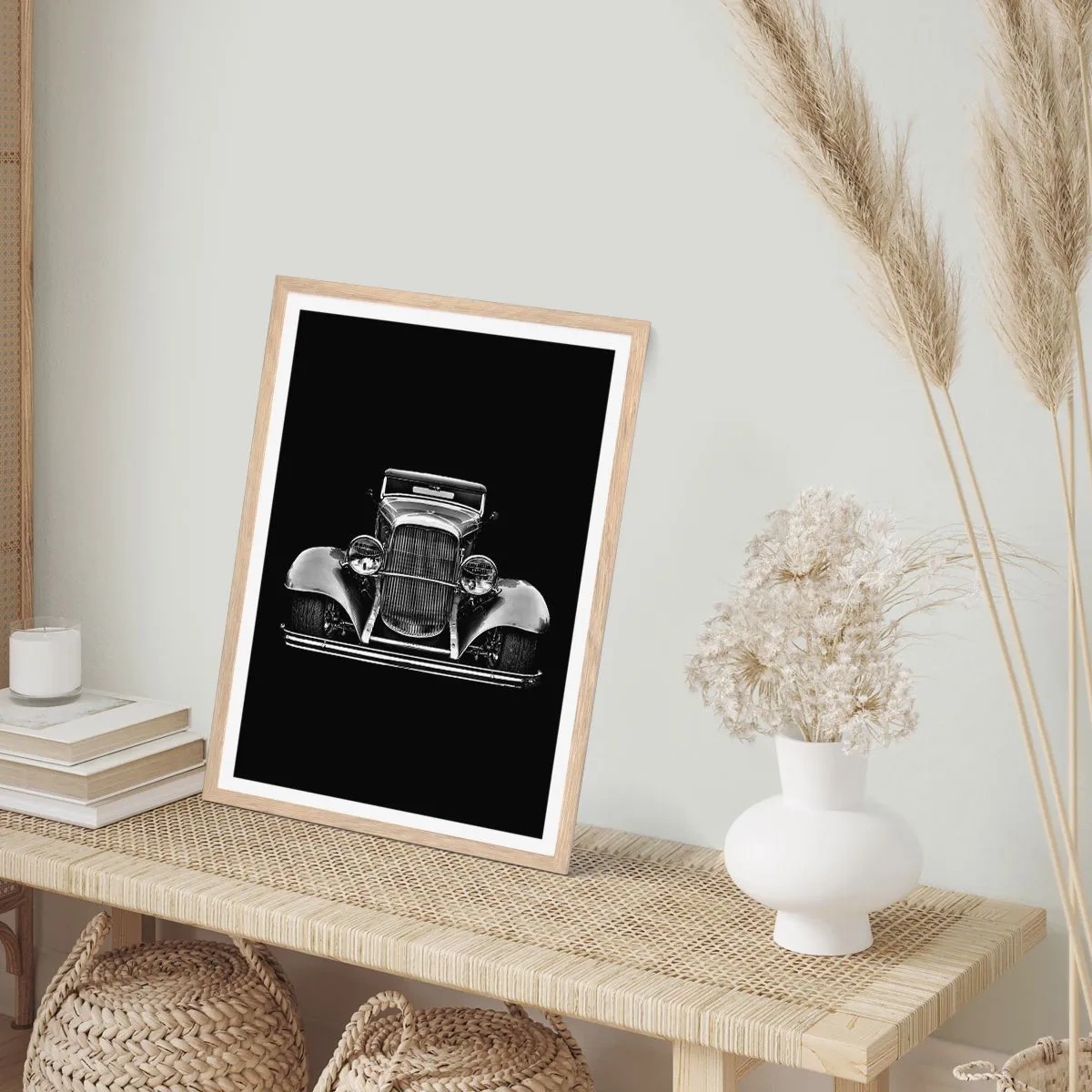 Plakat w ramie jasny dąb - Prawdziwy gentelman - 30x40 cm