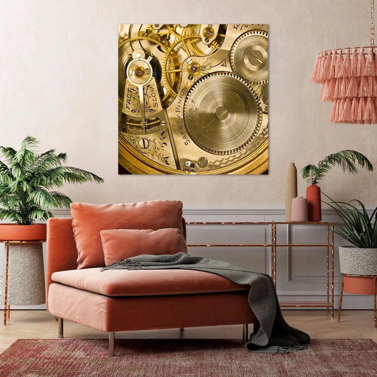 Obraz na płótnie - Idź z duchem czasu - 70x70 cm