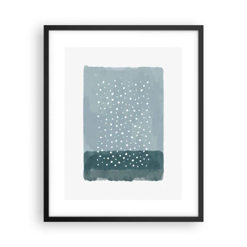 Plakat w czarnej ramie - Wyrosłe na błękicie - 40x50 cm