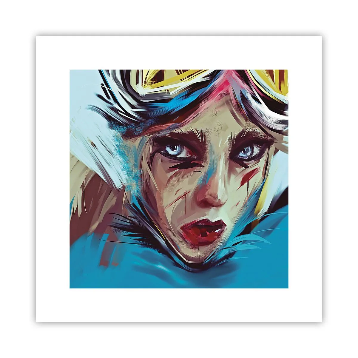 Plakat - Wojowniczka szos - 30x30 cm