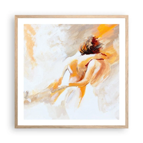 Plakat w ramie jasny dąb - W niebie bliskości - 60x60 cm