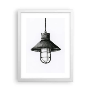 Plakat w białej ramie - Jak przed laty… - 30x40 cm