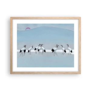 Plakat w ramie jasny dąb - Po gorącym dniu - 50x40 cm