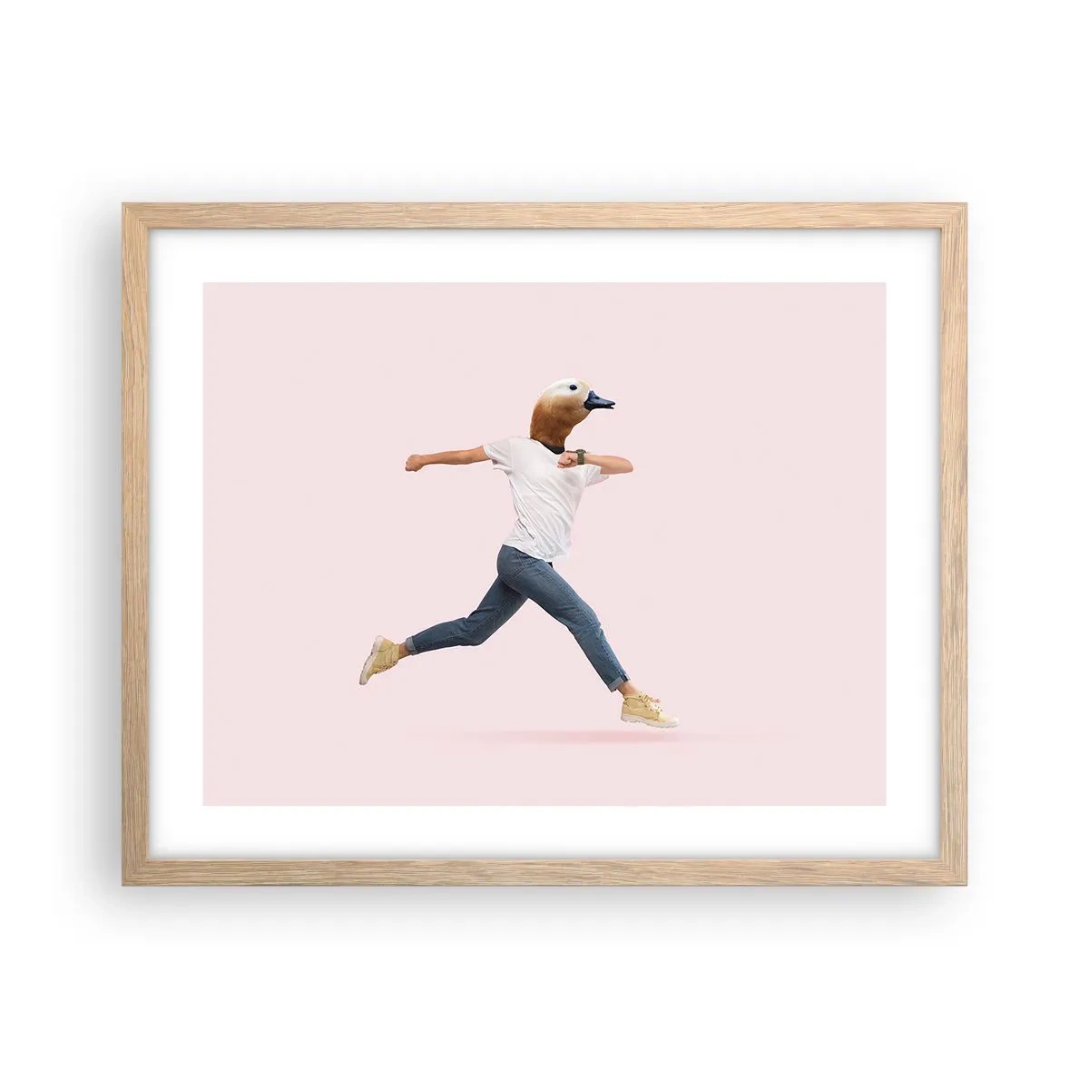Plakat w ramie jasny dąb - Szczypta absurdu - 50x40 cm