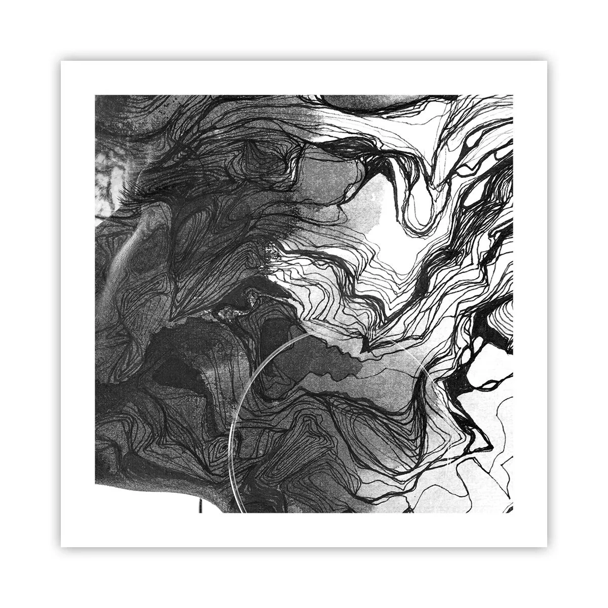 Plakat - Zaplątana w marzeniach - 50x50 cm