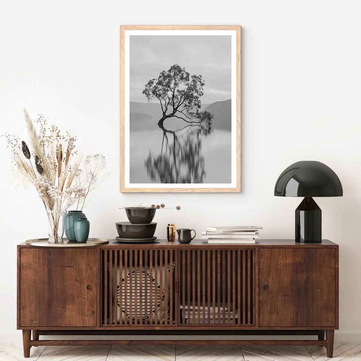 Plakat w ramie jasny dąb - Jest taki kraj - 61x91 cm