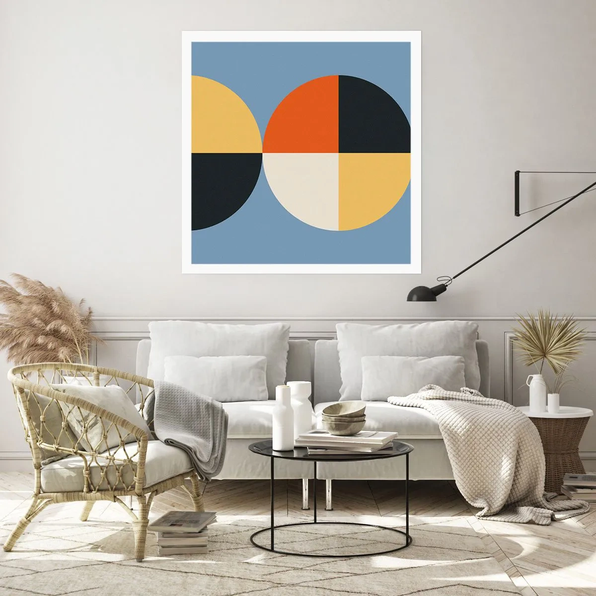 Plakat - Patrz i licz - 40x40 cm