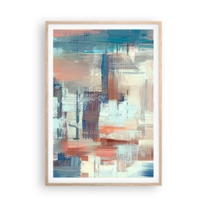 Plakat w ramie jasny dąb - Dotrzeć do światła - 70x100 cm