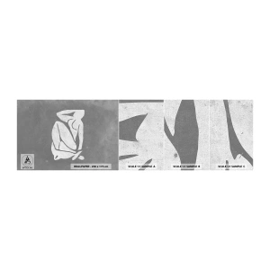 Fototapeta Próbka Samoprzylepna Deluxe Sticker - W zamyśleniu - Minimalistyczny, Akt, Delikatny - 100x30 cm