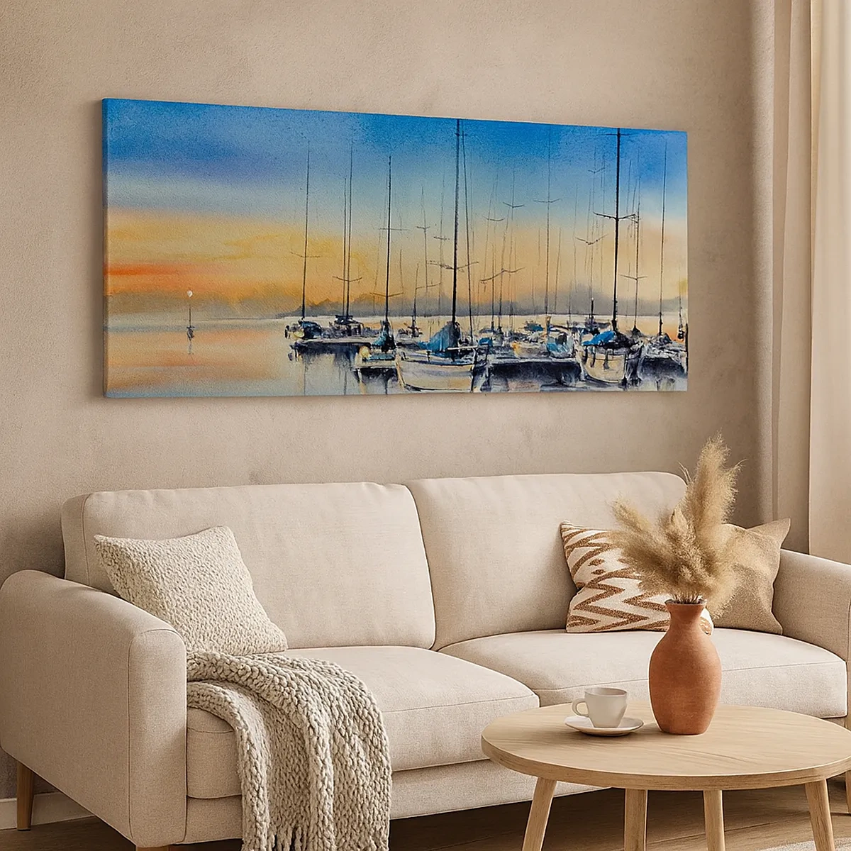 Obraz na płótnie - Koniec dobrego dnia - 30x30 cm