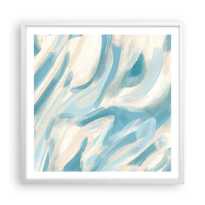 Plakat w białej ramie - Wiosenne powiewy - 60x60 cm