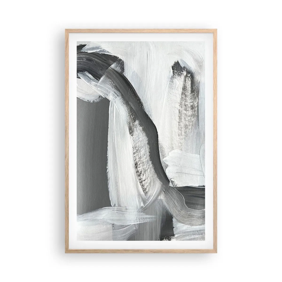 Plakat w ramie jasny dąb - Zdecydowanym ruchem - 61x91 cm