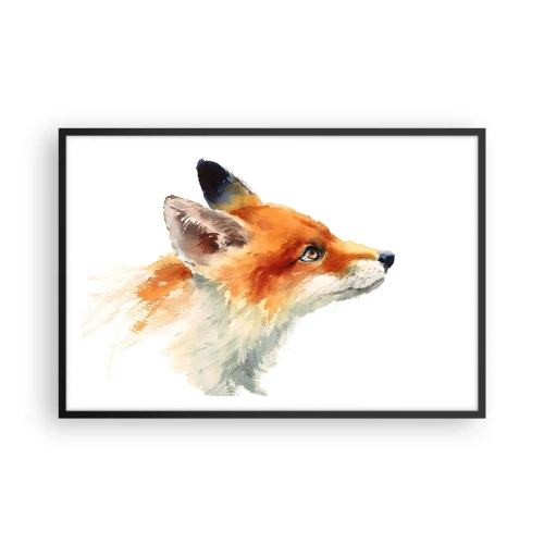 Plakat w czarnej ramie - Ostrożności nigdy za wiele - 91x61 cm