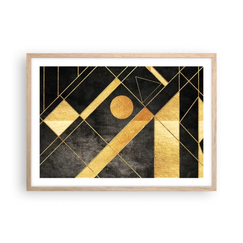Plakat w ramie jasny dąb - Słońce pustyni - 70x50 cm