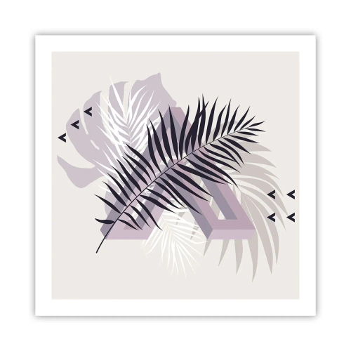 Plakat - Cień cienia - 60x60 cm