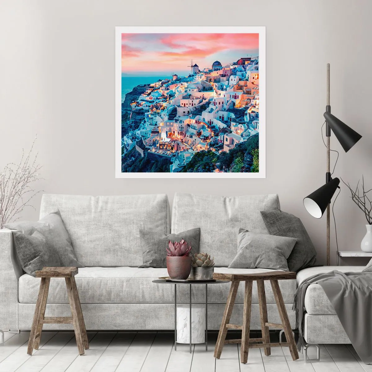 Plakat - Twoje wielkie greckie wakacje - 40x40 cm