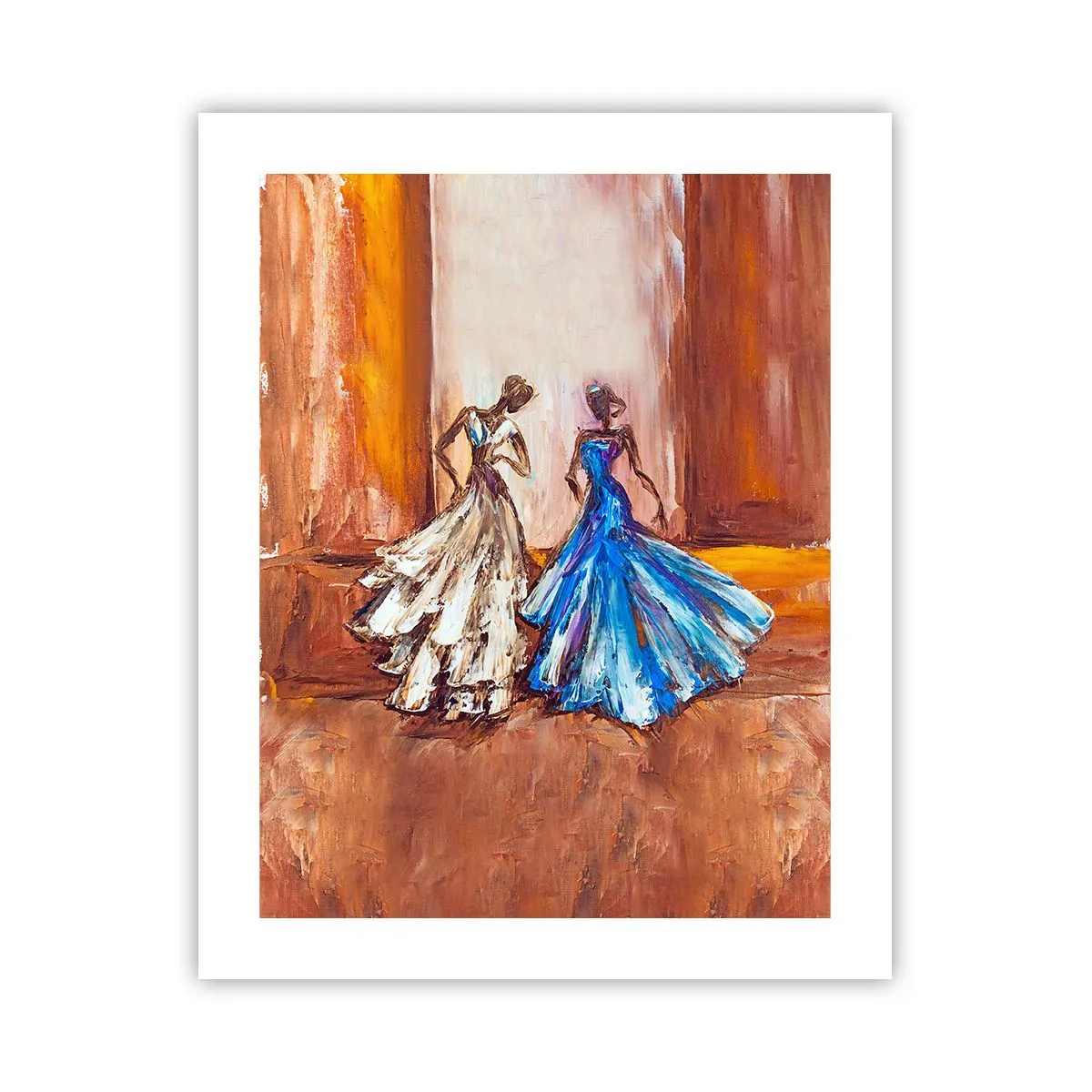 Plakat - Wdzięczny duet - 40x50 cm