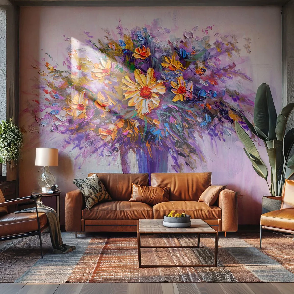 Fototapeta Standard Eco - Słodko pachnie, słodko wygląda - Kwiaty W Wazonie, Sztuka, Bukiet Kwiatów - 400x280 cm