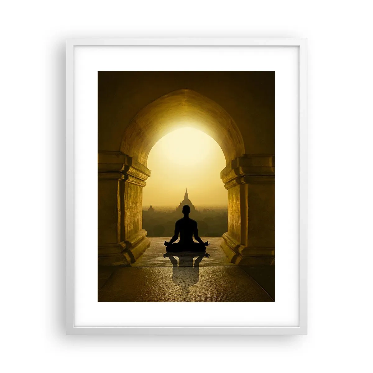 Plakat w białej ramie - Pełna harmonia - 40x50 cm