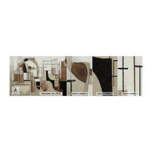 Fototapeta Próbka Samoprzylepna Deluxe Sticker - Pejzaż miejski 2.0 - Abstrakcja, Sztuka, Kształty - 100x30 cm